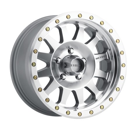 Method MR304 Double Standard 17x8.5 0mm Offset 5x5.5 108mm CB Machined/Clear Coat Wheel