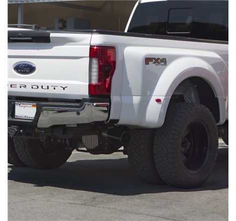 Banks Power 17-19 Ford 6.7L F250-350-450 4in Monster Exhaust System - Single Exit w/ Black Tip