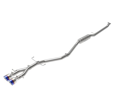 aFe Takeda 2.5in 304SS Cat-Back Exhaust System 17-20 Honda Civic SI Coupe L4-1.5L (t) - BL Flame Tip