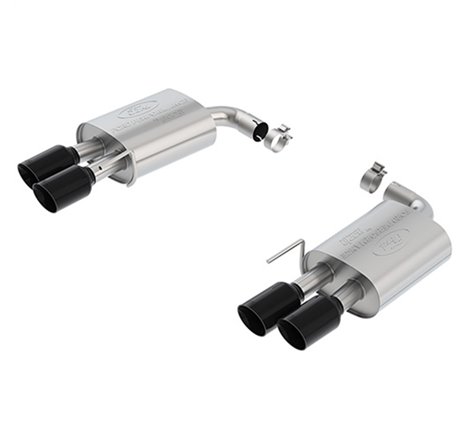 Ford Racing 18-19 Ford Mustang GT 5.0L Touring Muffler Kit w/ Black Chrome Exhaust Tips