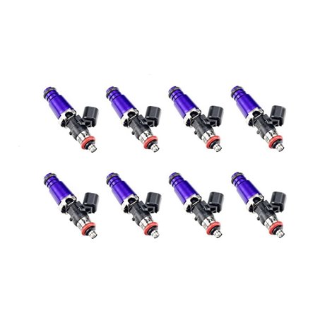 Injector Dynamics 1340cc Injectors - 60mm Length - 14mm Purple Top - 15mm Lower O-Ring (Set of 8)