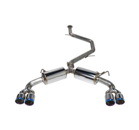 Remark 2019+ Toyota Corolla Hatchback Quad-Exit Cat-Back Exhaust Burnt Stainless Steel