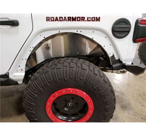 Road Armor 18-20 Jeep Wrangler JL Stealth Rear Fender Liner Body Armor - Raw