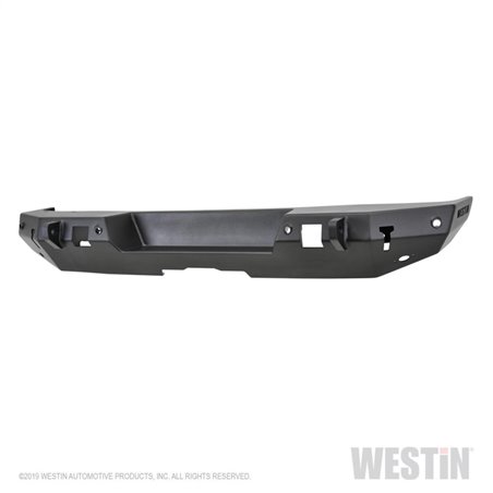 Westin 18-19 Jeep Wrangler JL WJ2 Rear Bumper w/  Sensors (Excl. Wrangler JK) - Textured Black