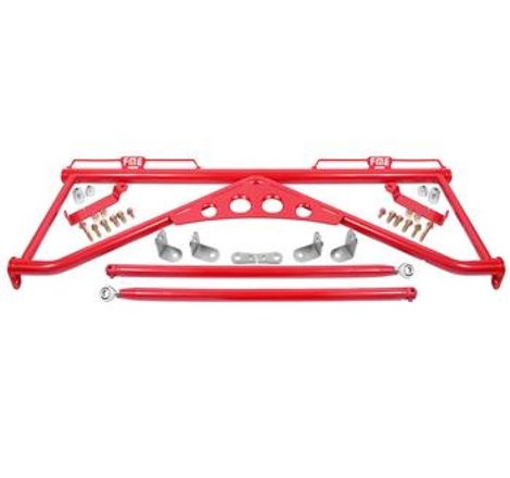 BMR 15-20 Ford Mustang Harness Bar - Red