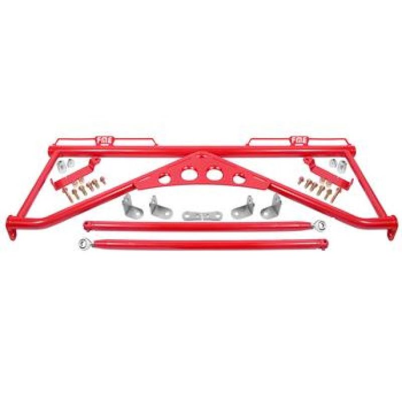 BMR 15-20 Ford Mustang Harness Bar - Red