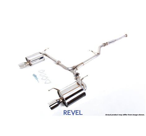 Revel Medallion Touring-S Catback Exhaust - Dual Muffler 02-03 Acura CL Type S