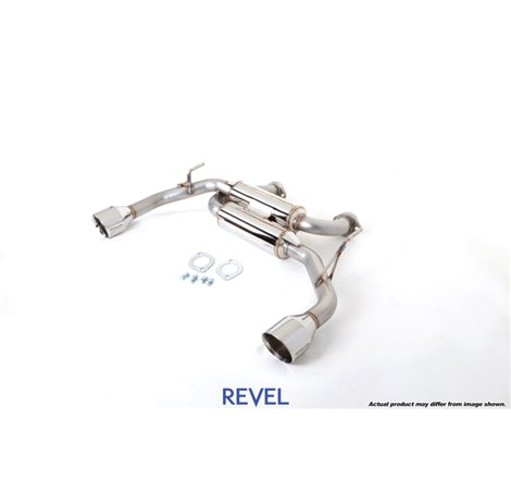 Revel Medallion Touring-S Catback Exhaust - Dual Muffler / Axle Back 14-15 Infiniti Q50 AWD/RWD