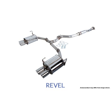 Revel Medallion Touring-S Catback Exhaust - Dual Muffler/ Quad Tip 15-17 Subaru Impreza WRX / Sti