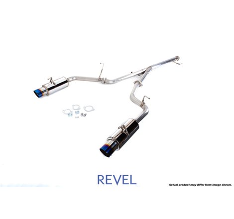 Revel Medallion Touring-S Catback Exhaust - Dual Muffler/ Blue Tip 90-99 Mitsubishi 3000GT VR4