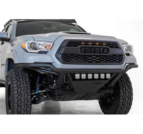 Addictive Desert Designs 16-20 Toyota Tacoma PRO Bolt-On Front Bumper - Hammer Black