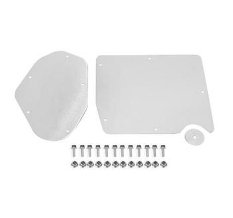 BMR 15-20 Ford Mustang A/C & Heater Delete Panel (Aluminum) - Bare