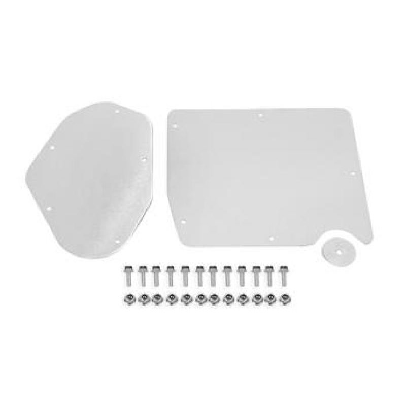BMR 15-20 Ford Mustang A/C & Heater Delete Panel (Aluminum) - Bare
