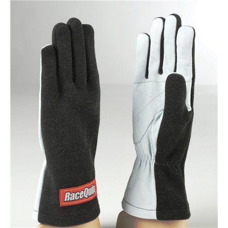 RaceQuip Black Basic Race Glove - Small