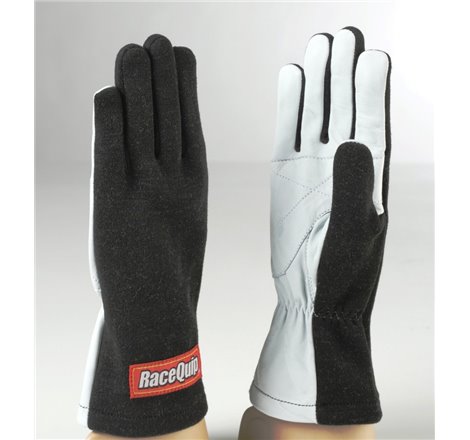 RaceQuip Black Basic Race Glove - Medium