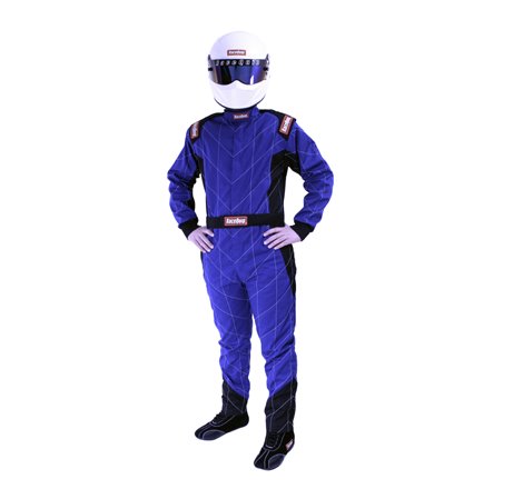 RaceQuip Blue Chevron-1 Suit - SFI-1 Medium