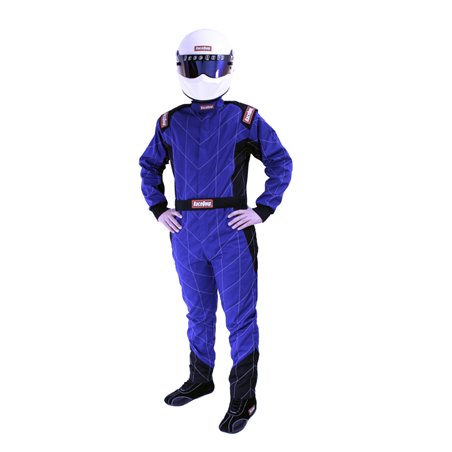 RaceQuip Blue Chevron-1 Suit - SFI-1 XL