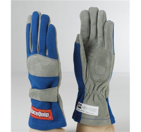 RaceQuip Blue 1-Layer SFI-1 Glove - Small