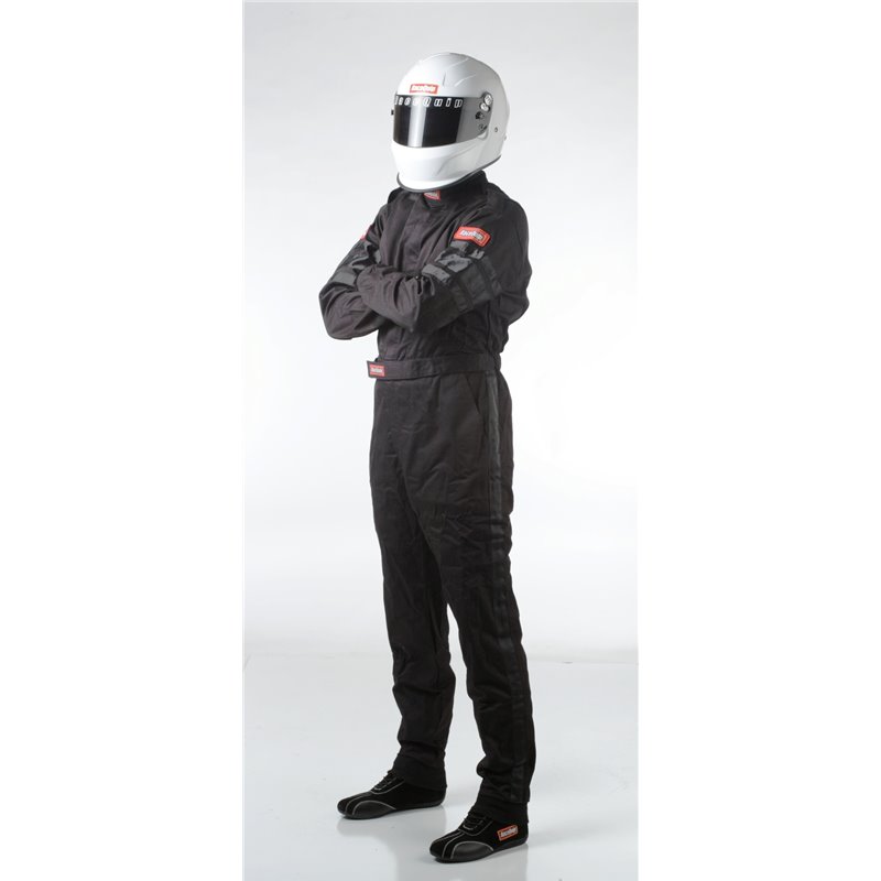 RaceQuip Black SFI-1 1-L Suit - Large