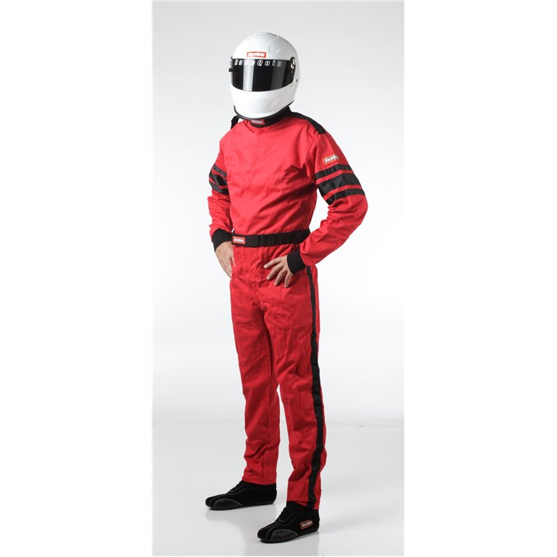 RaceQuip Red SFI-1 1-L Suit - Medium