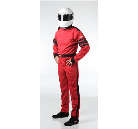 RaceQuip Red SFI-1 1-L Suit - Medium Tall