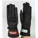 RaceQuip Black 2-Layer SFI-5 Glove - 2XL