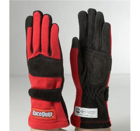 RaceQuip Red 2-Layer SFI-5 Glove - Medium