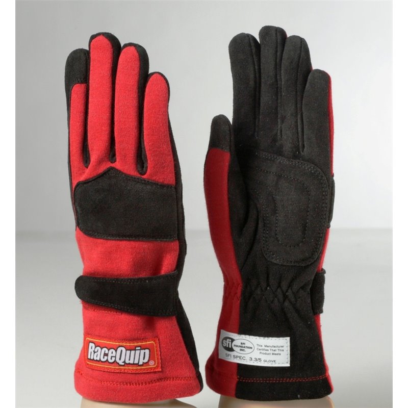 RaceQuip Red 2-Layer SFI-5 Glove - XL
