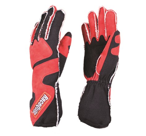 RaceQuip SFI-5 Red/Black Medium Outseam w/ Closure Glove