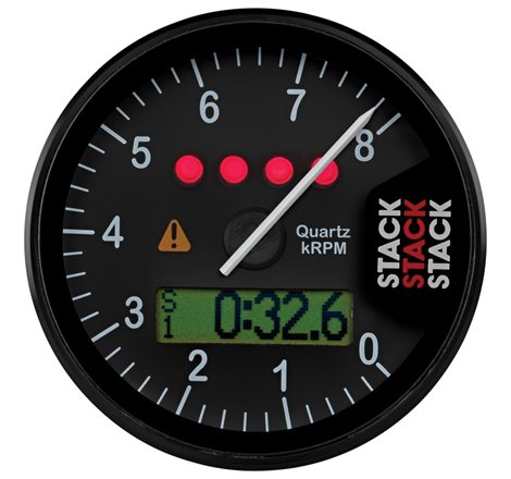 Autometer Stack Display Tachometer 0-8K RPM - Black