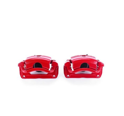 Power Stop 06-12 Ford Fusion Front Red Calipers w/Brackets - Pair