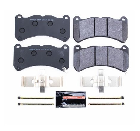 Power Stop 13-14 Ford Mustang Front Track Day Brake Pads