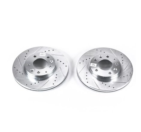 Power Stop 03-05 Mazda 6 Front Evolution Drilled & Slotted Rotors - Pair