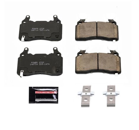 Power Stop 16-18 Cadillac CT6 Front Z23 Evolution Sport Brake Pads w/Hardware