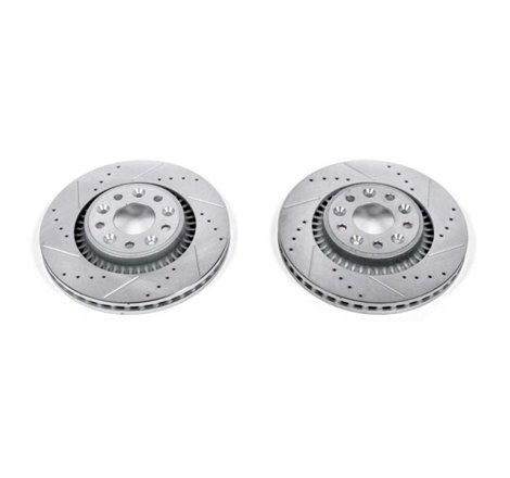 Power Stop 05-07 Ford Five Hundred Front Evolution Drilled & Slotted Rotors - Pair