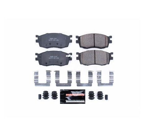 Power Stop 06-11 Hyundai Accent Front Z23 Evolution Sport Brake Pads w/Hardware