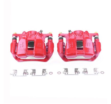 Power Stop 13-18 Honda Accord Front Red Calipers w/Brackets - Pair