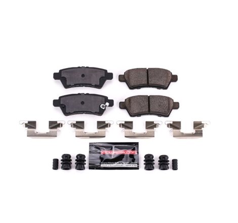 Power Stop 05-12 Nissan Pathfinder Rear Z23 Evolution Sport Brake Pads w/Hardware