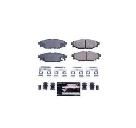 Power Stop 13-16 Subaru BRZ Rear Z23 Evolution Sport Brake Pads w/Hardware