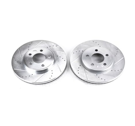 Power Stop 03-11 Ford Crown Victoria Front Evolution Drilled & Slotted Rotors - Pair