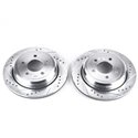 Power Stop 03-11 Ford Crown Victoria Rear Evolution Drilled & Slotted Rotors - Pair