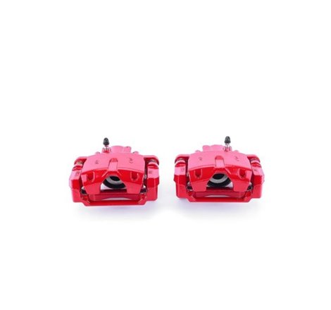 Power Stop 04-09 Cadillac SRX Rear Red Calipers w/Brackets - Pair