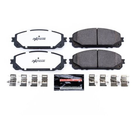Power Stop 14-19 Jeep Cherokee Front Z36 Truck & Tow Brake Pads w/Hardware