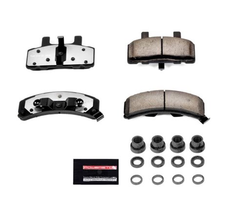 Power Stop 1993 Cadillac 60 Special Front Z36 Truck & Tow Brake Pads w/Hardware