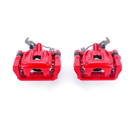 Power Stop 05-07 Ford Five Hundred Rear Red Calipers w/Brackets - Pair