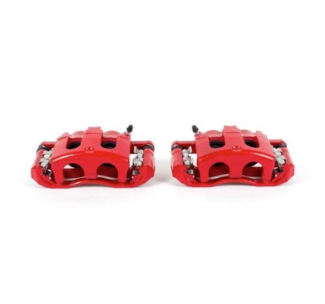 Power Stop 06-10 Ford Explorer Front Red Calipers w/Brackets - Pair