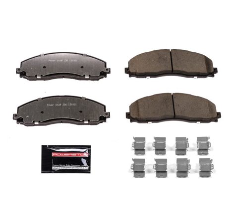 Power Stop 12-19 Ford F-250 Super Duty Front Z36 Truck & Tow Brake Pads w/Hardware