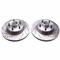 Power Stop 69-70 Ford Country Squire Front Evolution Drilled & Slotted Rotors - Pair