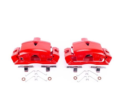Power Stop 04-06 Ford E-150 Rear Red Calipers w/Brackets - Pair