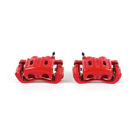 Power Stop 95-98 Eagle Talon Front Red Calipers w/Brackets - Pair